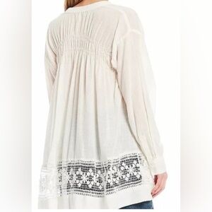 Free People Boho Top w/Crocheted Detail-Perfect Condition💝